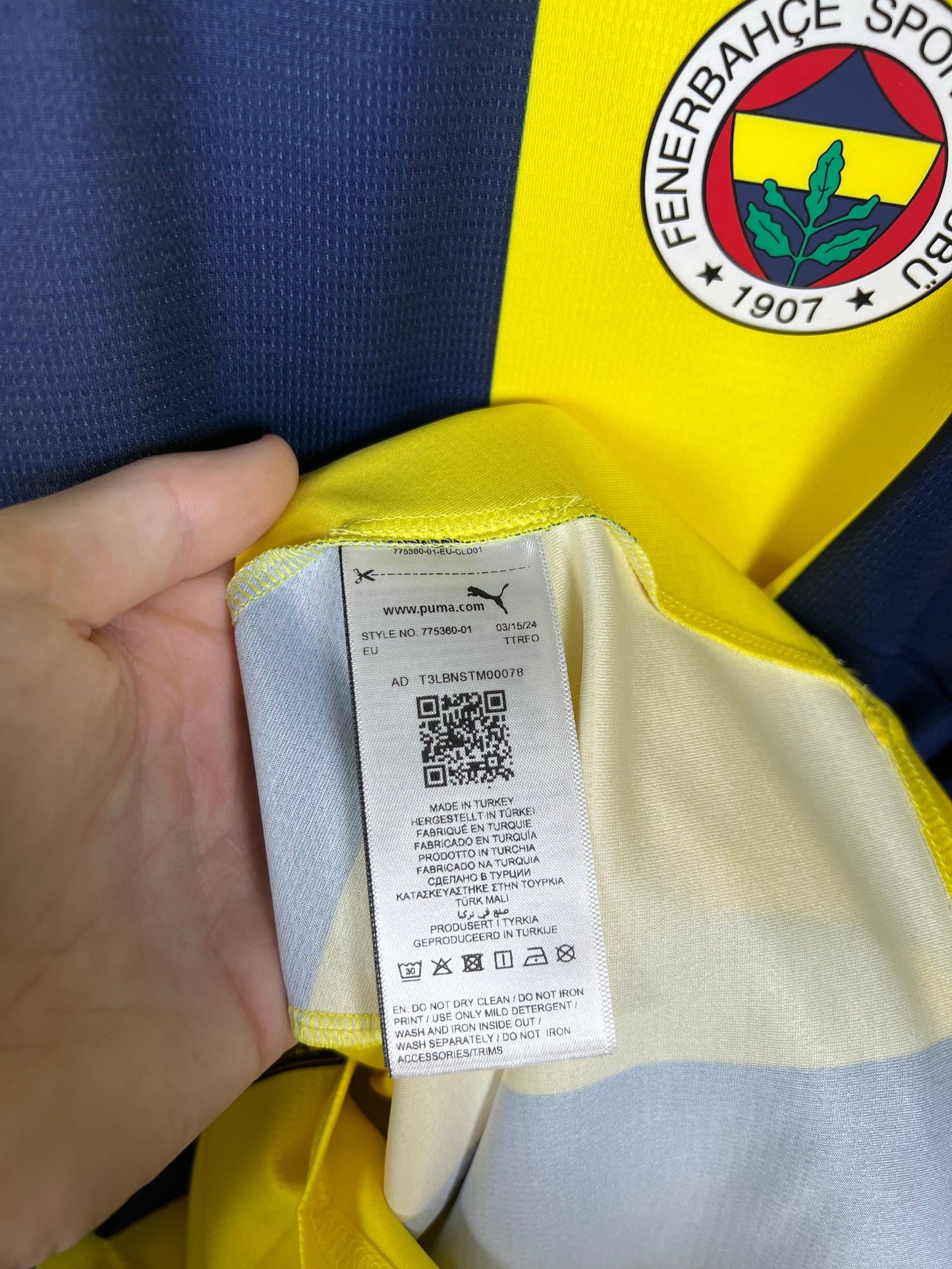 Fenerbahçe 2024-2025 thuis Tadic, nieuw met kaartje