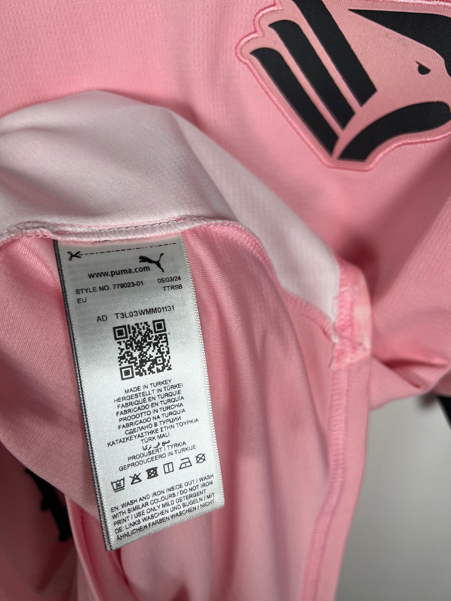 Palermo 2024-2025 thuisshirt, Nieuw met kaartje
