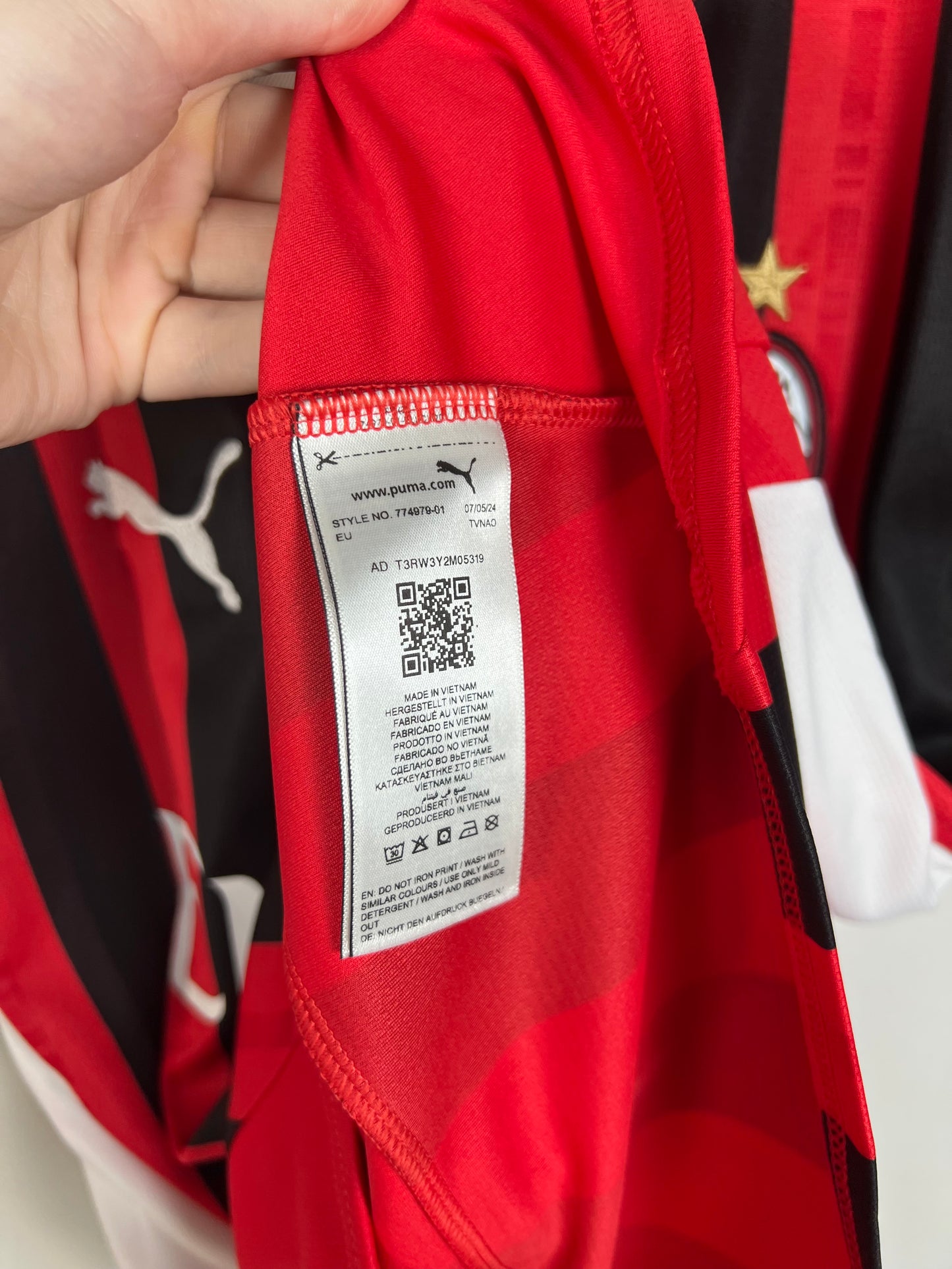 AC Milan 2024-2025 thuis Reijnders M, Nieuw met kaartje