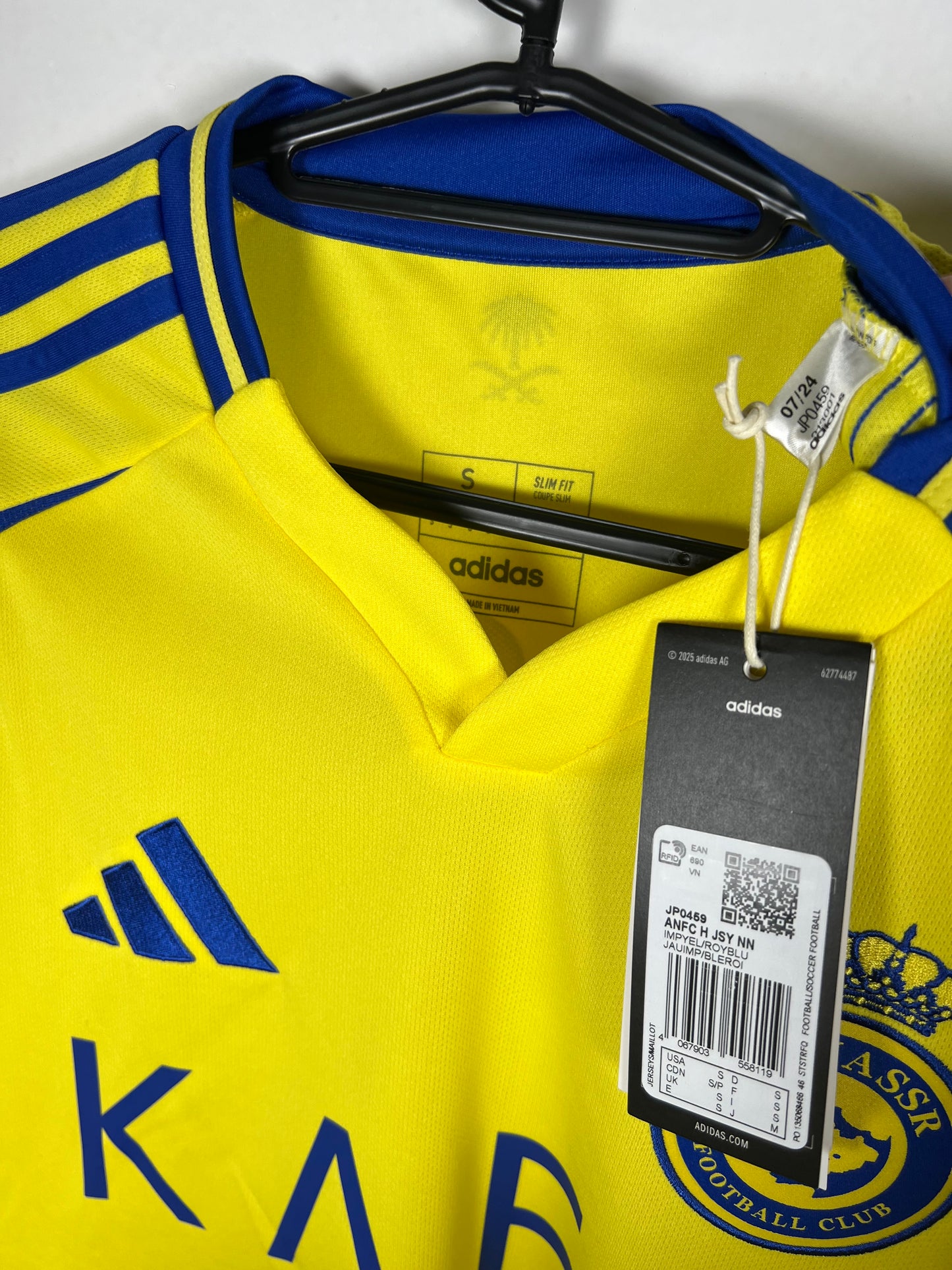 Al Nassr 2024-2025 thuis Cristiano Ronaldo, Nieuw met kaartje