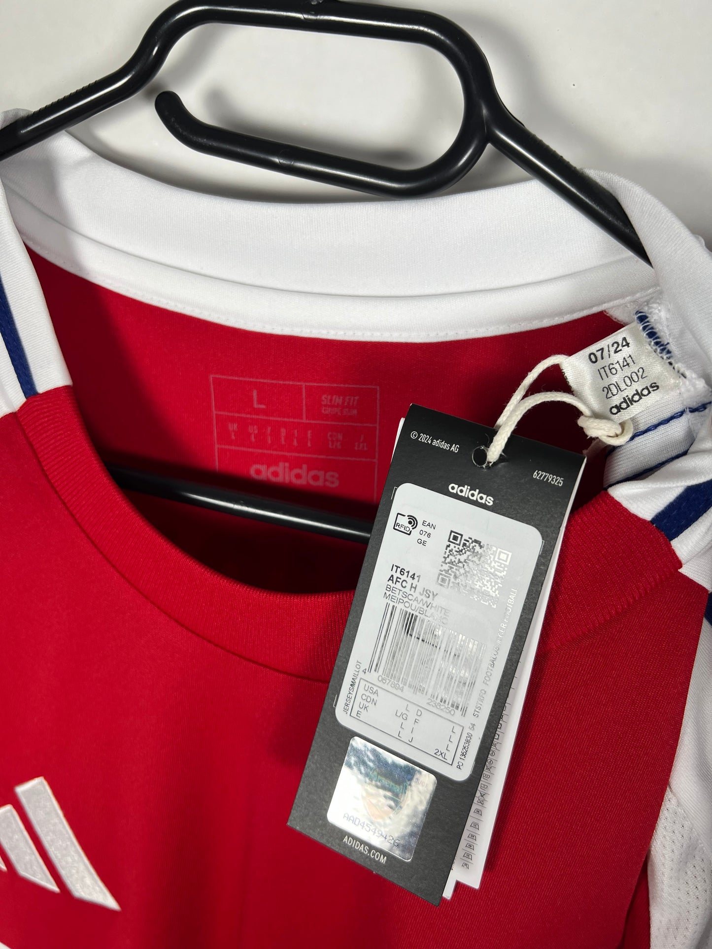 Arsenal 2024-2025 thuis Rice, Nieuw met kaartje