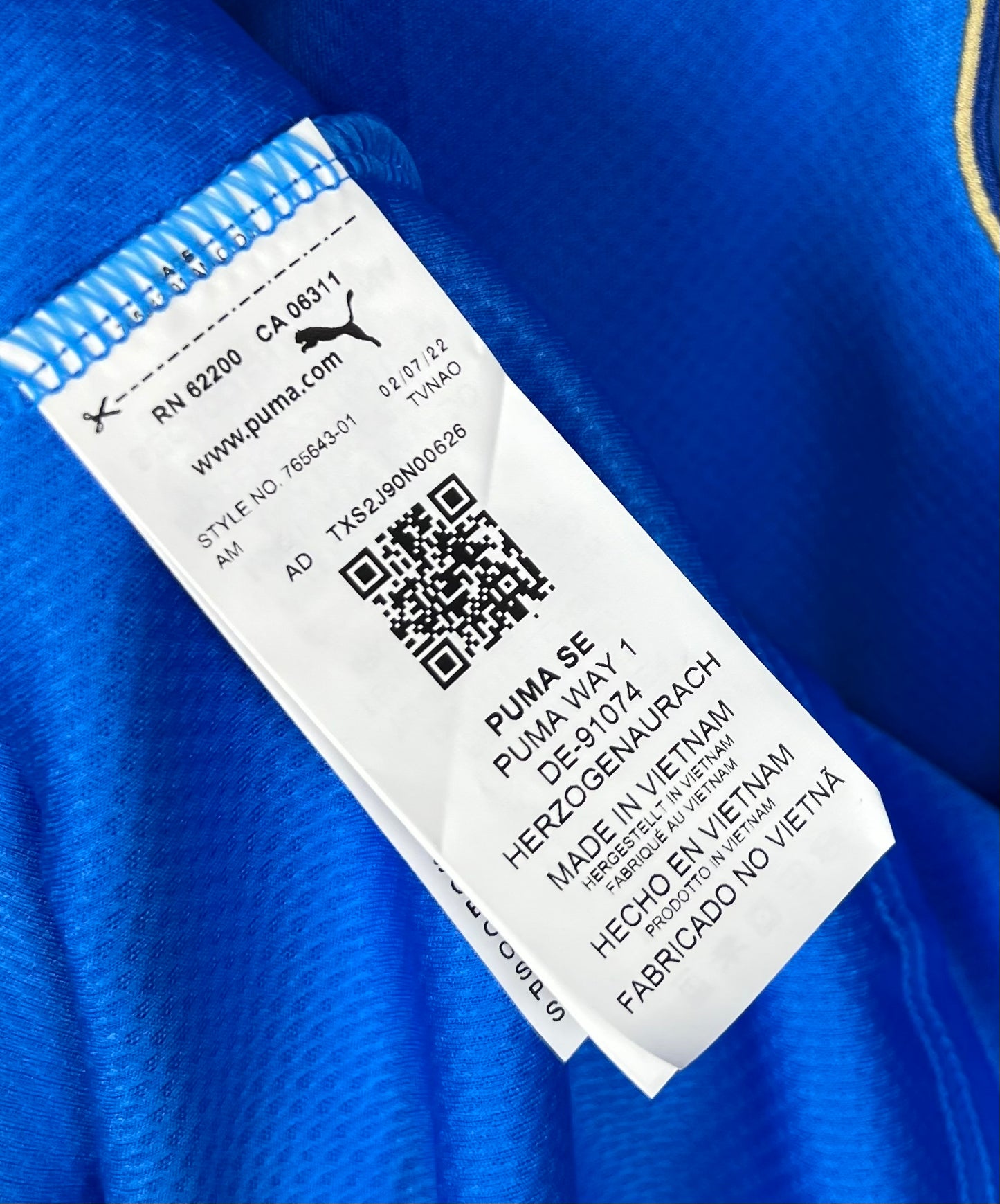 Italië 2022 thuis Verratti S