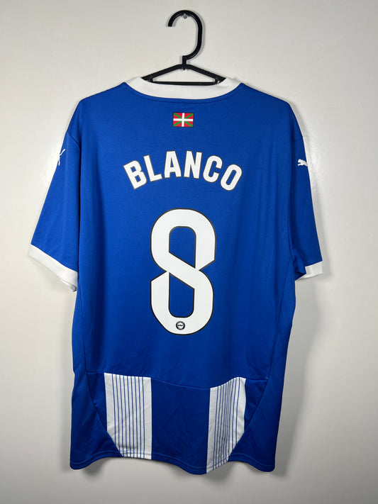Deportivo Alaves 2024-2025 thuis Blanco L