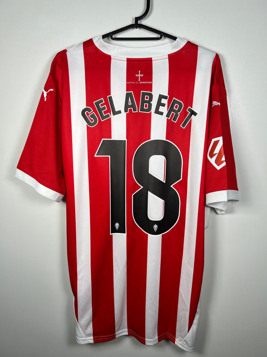 Sporting Gijon 2024/2025 thuis Gelabert XL