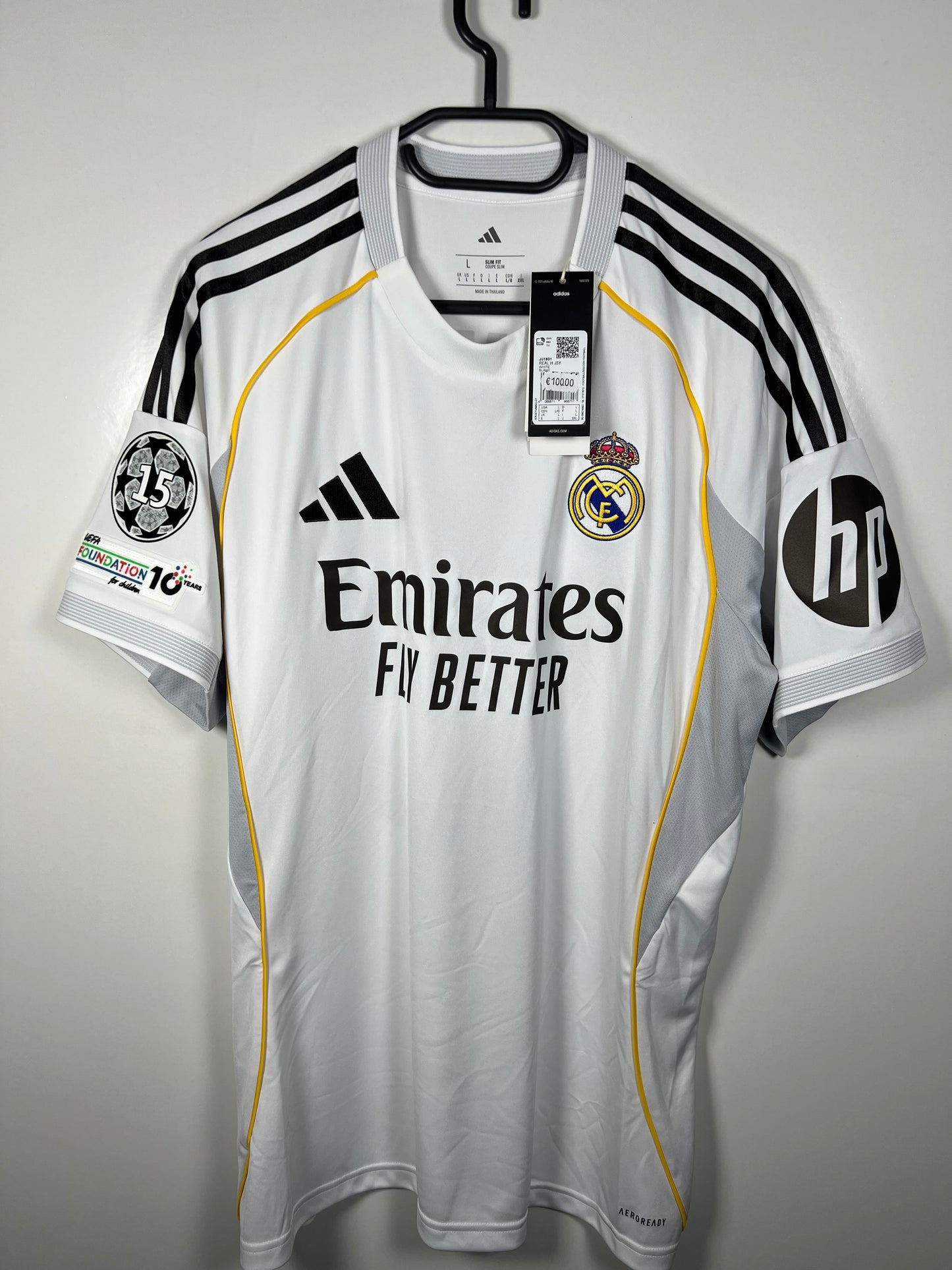 Real Madrid 2025-2026 thuis Mbappe  L