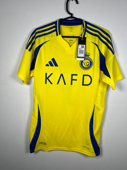 Al Nassr 2024-2025 thuis Cristiano Ronaldo, Nieuw met kaartje