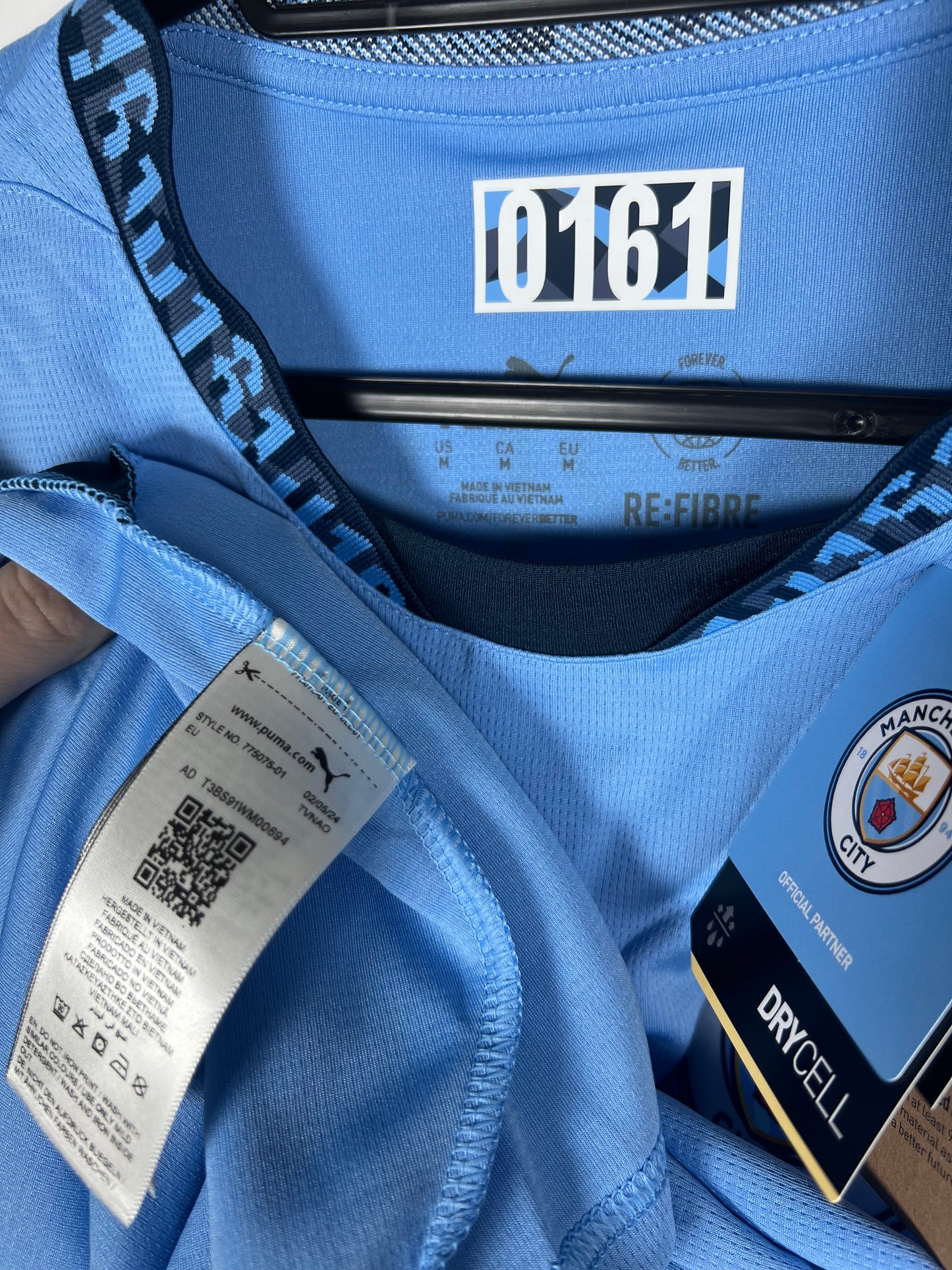 Manchester City 2024-2025 thuis Kevin de Bruyne, Nieuw met kaartje