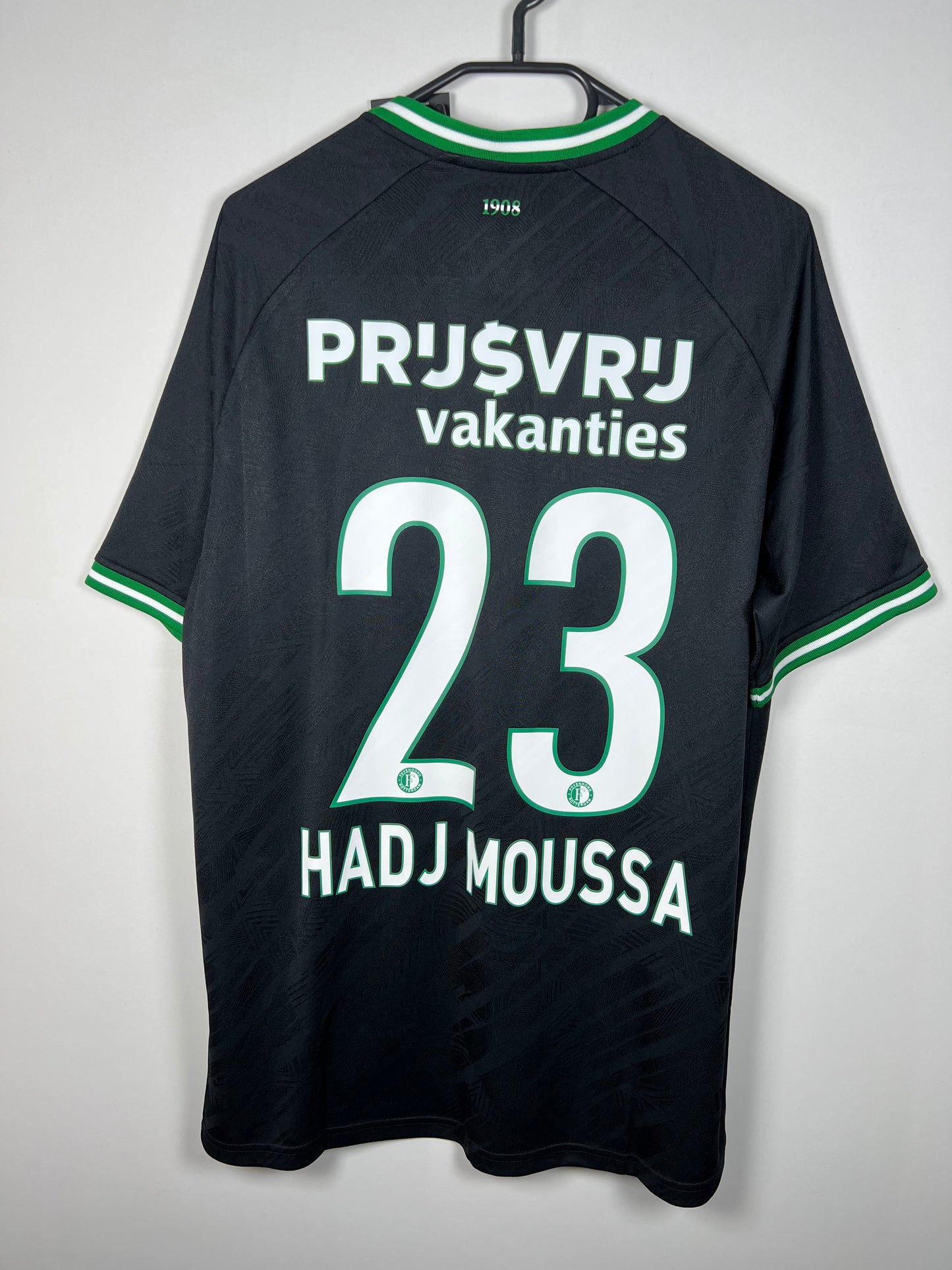 Feyenoord Uitshirt 2024/2025 Hadj Moussa -Pro versie met kaartje