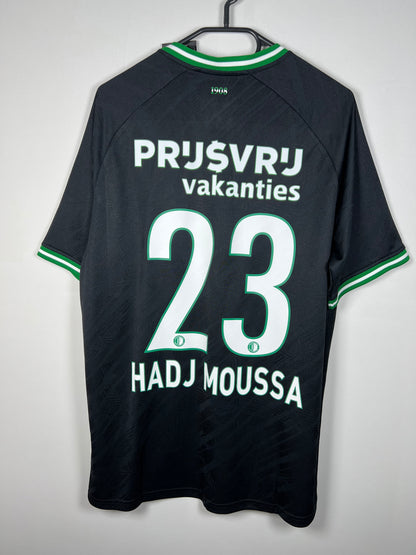 Feyenoord Uitshirt 2024/2025 Hadj Moussa -Pro versie met kaartje