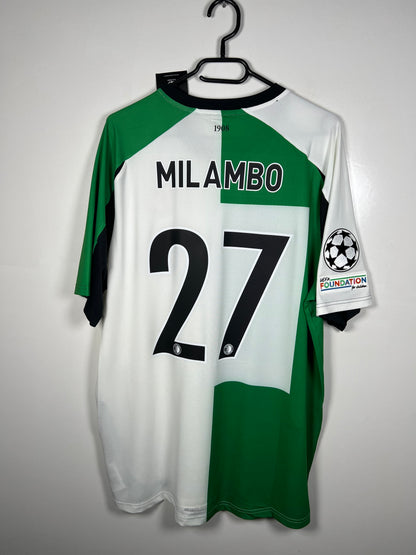 Feyenoord 2024-2025 Europees 3e Milambo, Nieuw met kaartje