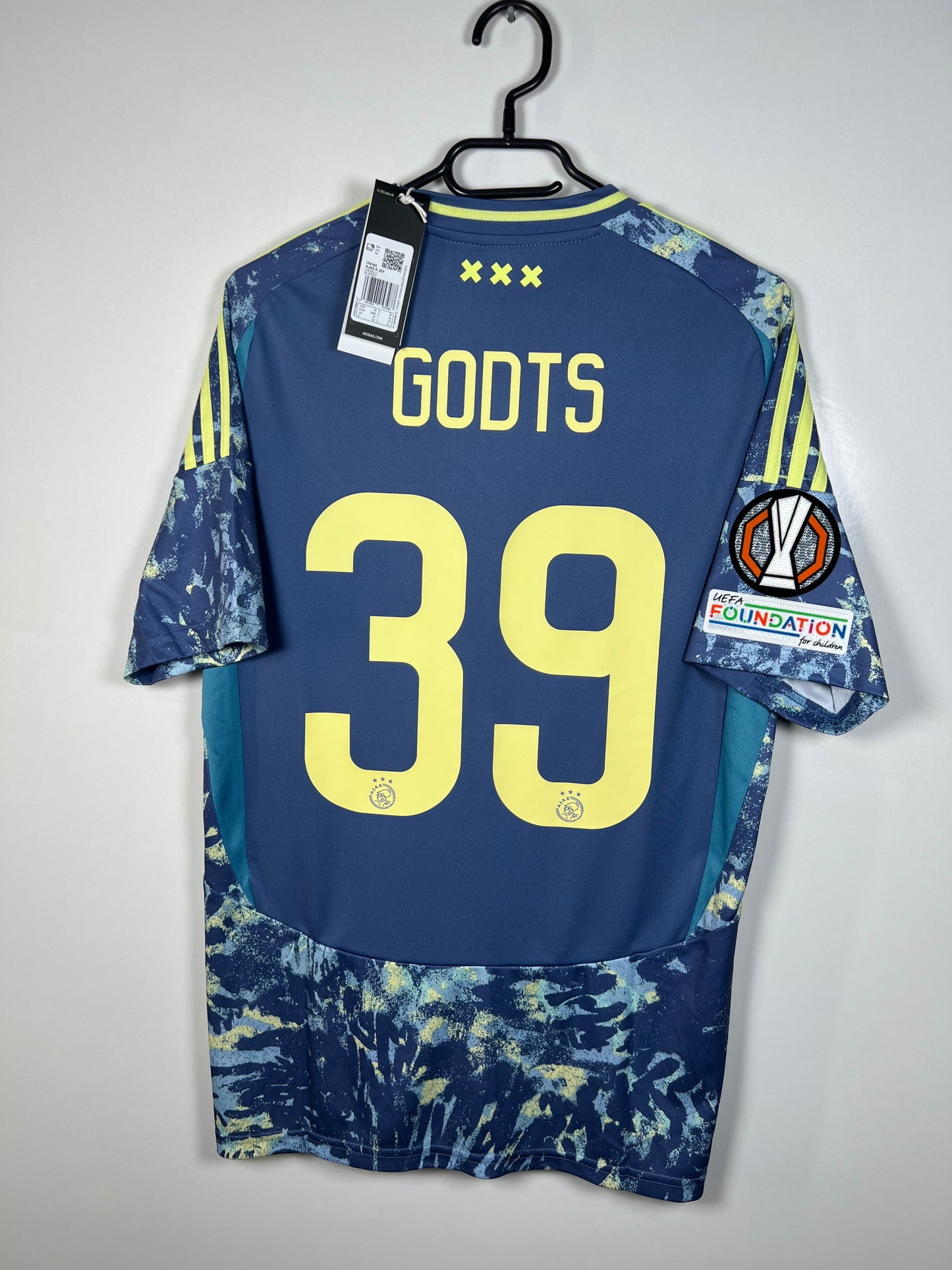 Ajax 2024-2025 uit Godts, Nieuw met kaartje