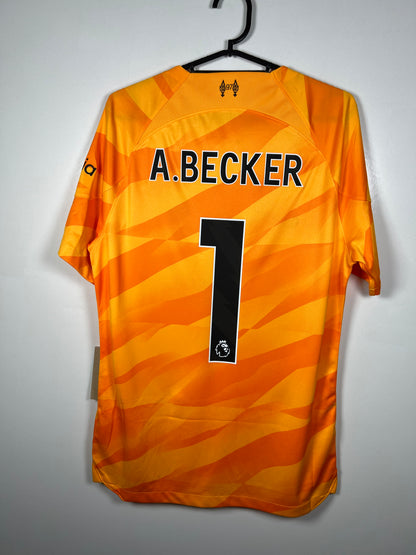 Liverpool 2022-2023 keepershirt Allison Becker S