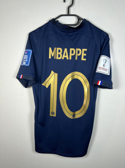 Frankrijk 2022 thuisshirt Mbappe