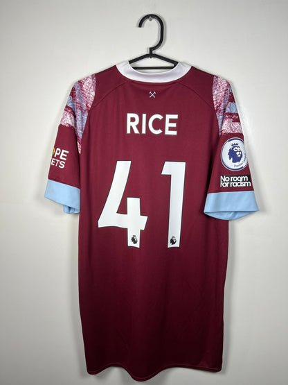 West Ham United 2022-2023 thuis Rice L