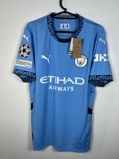 Manchester City 2024-2025 thuis De Bruyne, Nieuw met kaartje