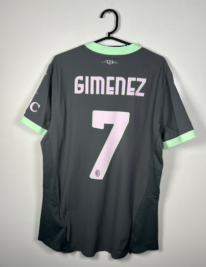 AC Milan 2024-2025 3e Gimenez Spelerversie M