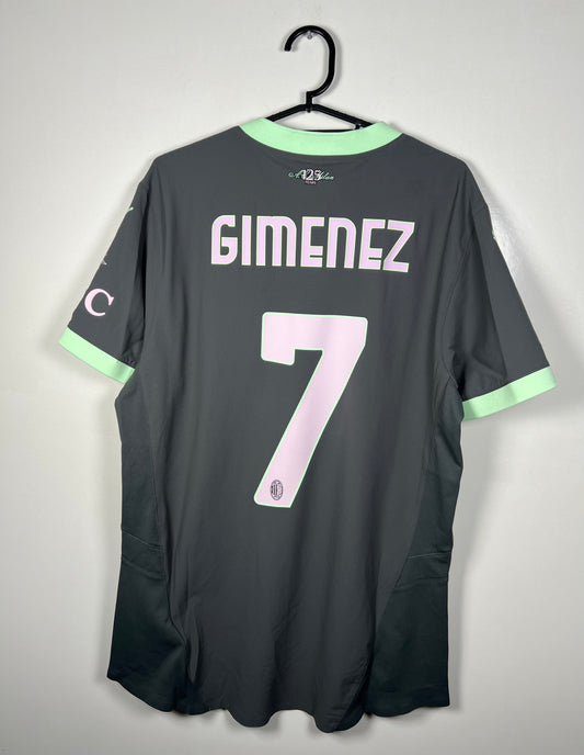 AC Milan 2024-2025 3e Gimenez Spelerversie M