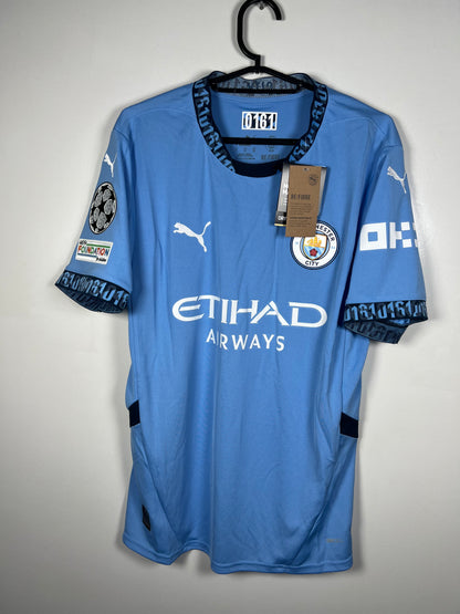 Manchester City 2024-2025 thuis Kevin de Bruyne, Nieuw met kaartje