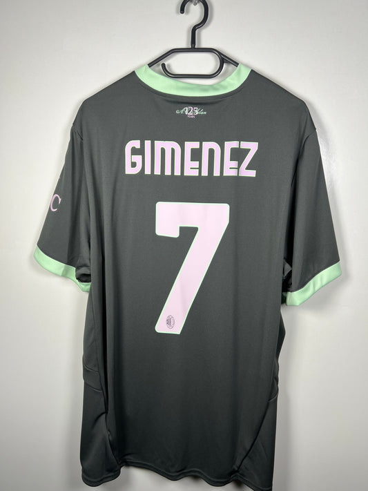 AC Milan 2024-2025 3e Gimenez XL