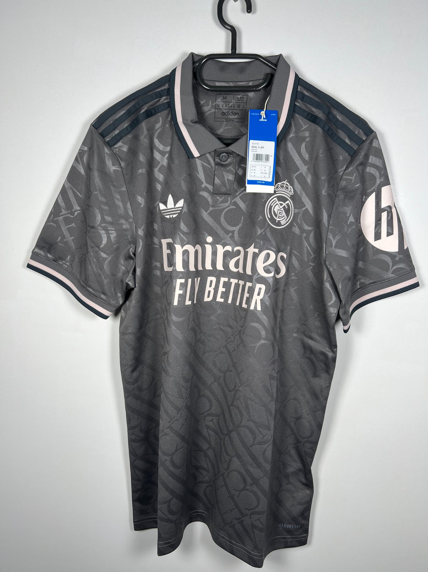 Real Madrid 2024-2025 3e Kylian Mbappe, Nieuw met kaartje