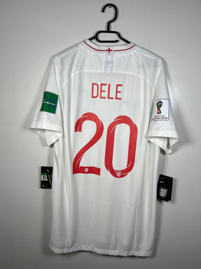 Engeland 2018 thuis Dele Alli, Nieuw met kaartje