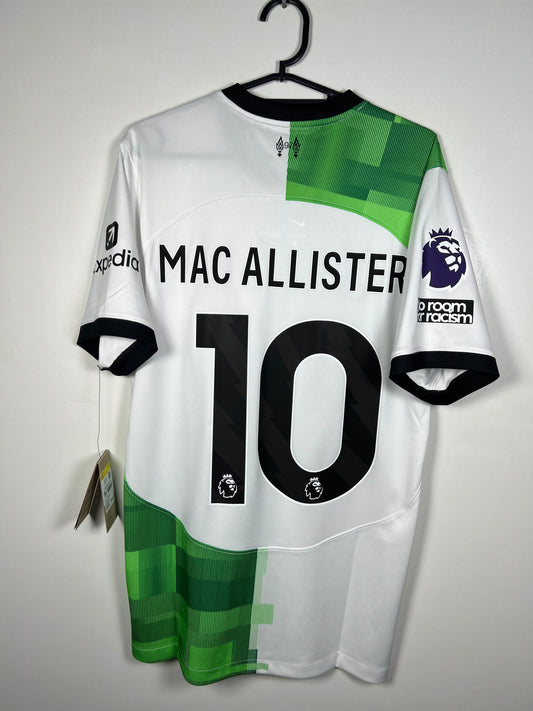 Liverpool 2023-2024 uit Mac Allister, Nieuw met kaartje