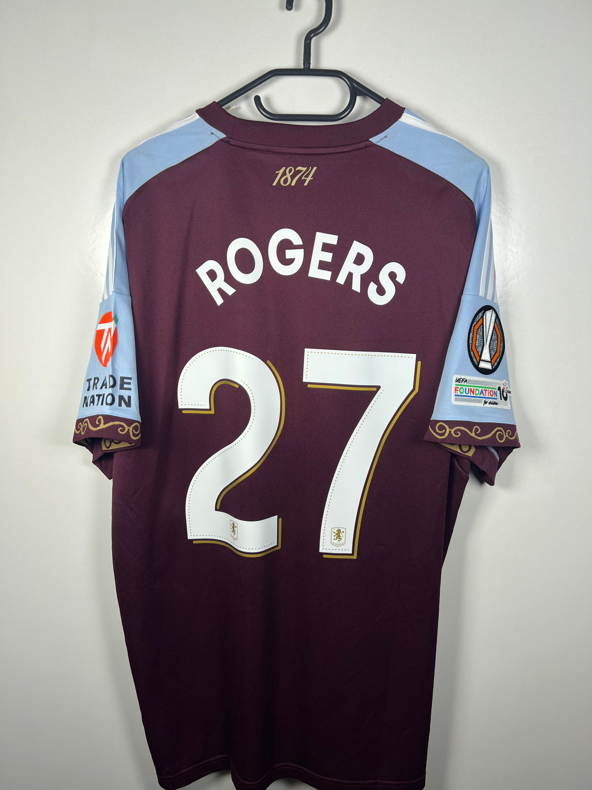 Aston Villa 2025-2026 thuis Rogers XL