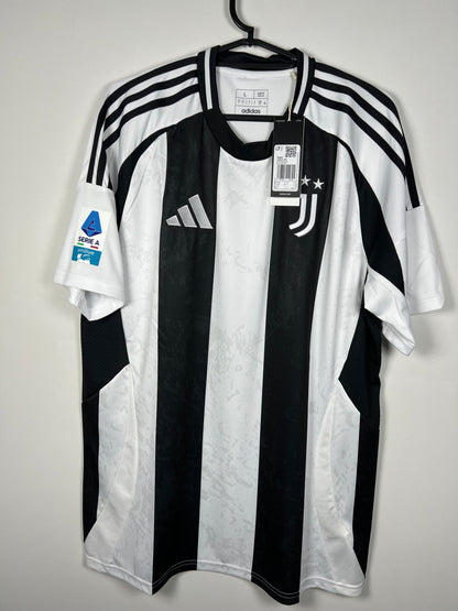 Juventus Thuisshirt 2024/2025 Kenan Yildiz -Nieuw met Kaartje