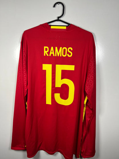 Spanje 2016 thuis Ramos spelerversie XL
