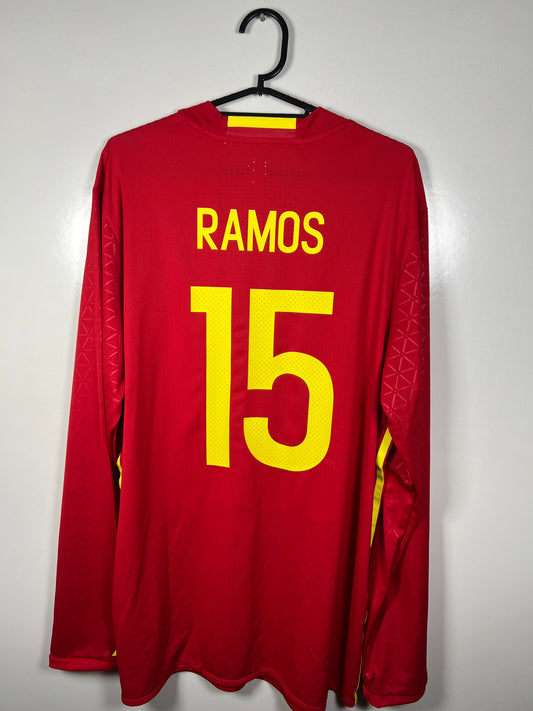 Spanje 2016 thuis Ramos spelerversie XL