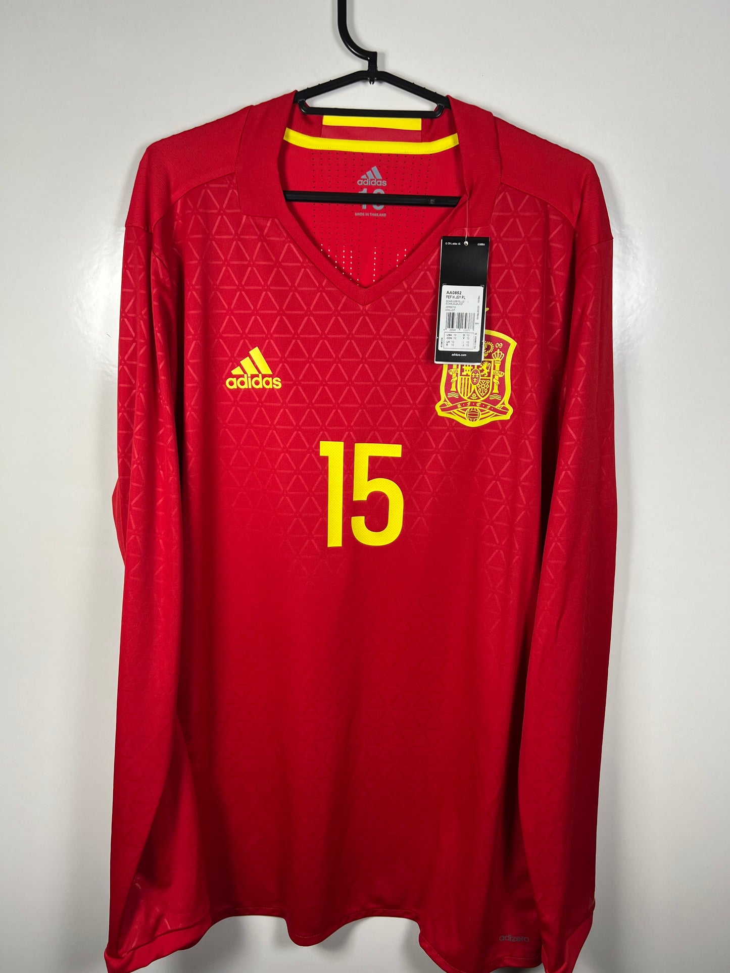 Spanje 2016 thuis Ramos spelerversie XL