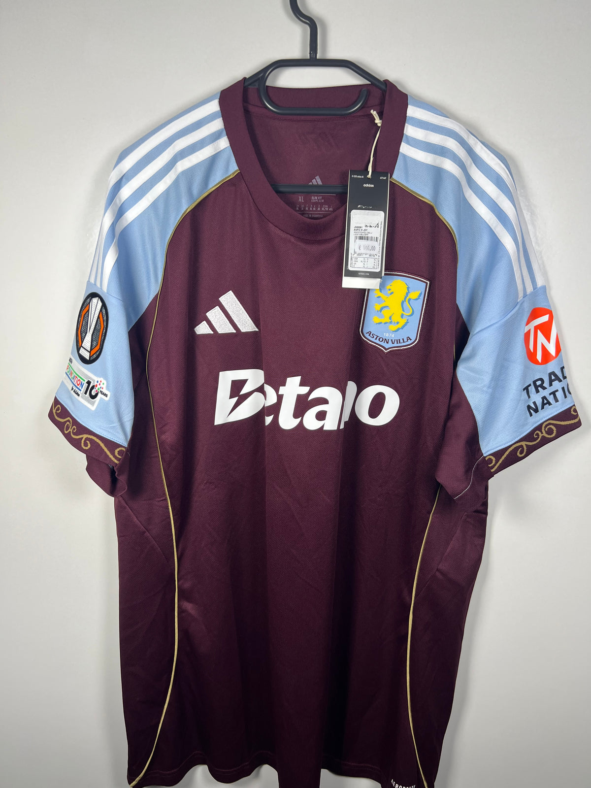 Aston Villa 2025-2026 thuis Rogers XL