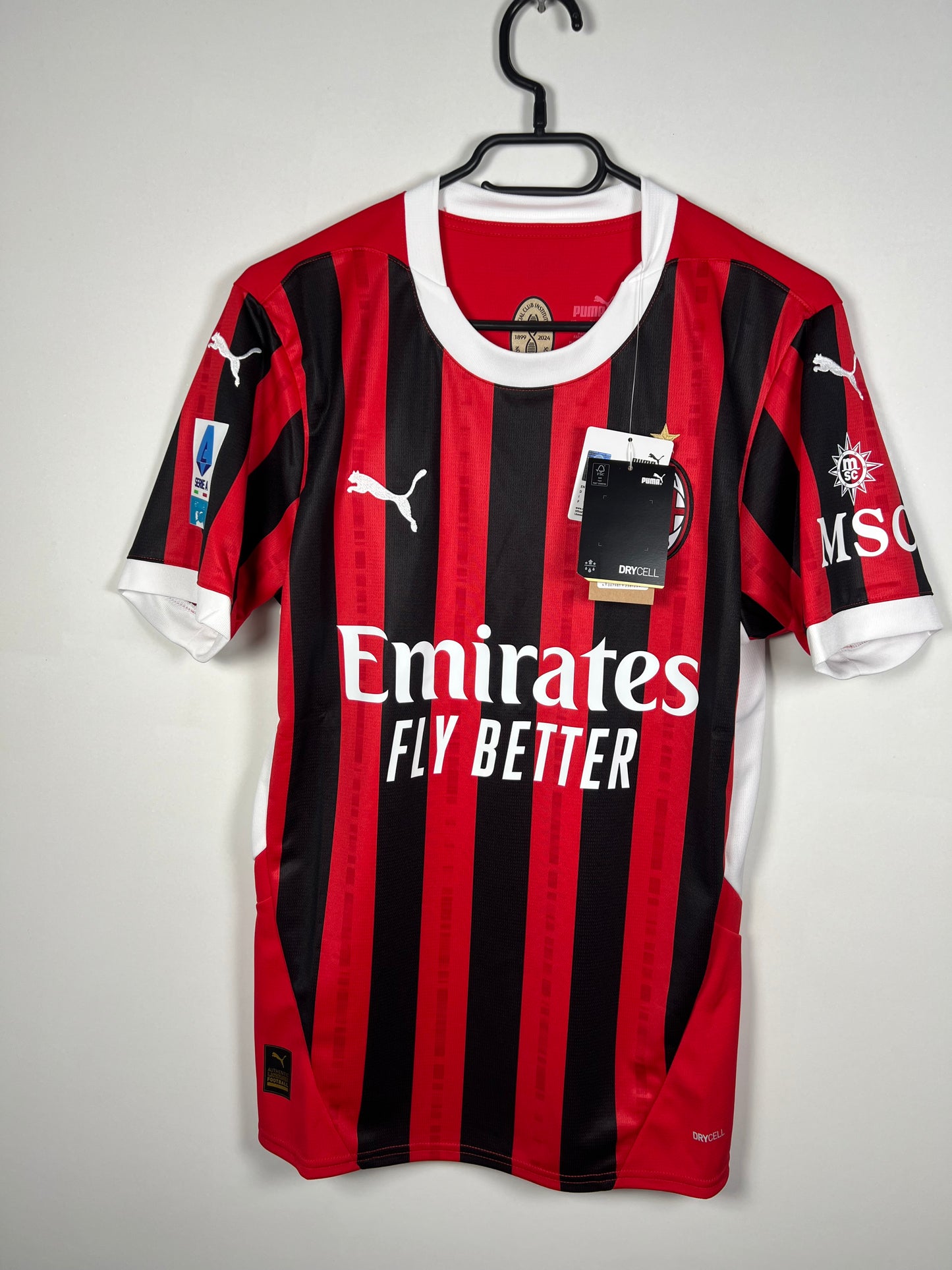 AC Milan 2024-2025 thuis Reijnders, Nieuw met kaartje