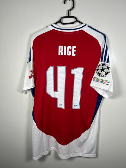 Arsenal 2024-2025 thuis Rice, Nieuw met kaartje