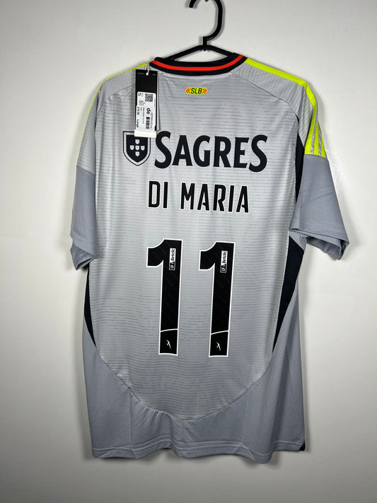 Benfica 2024-2025 3e Di Maria, Nieuw met kaartje