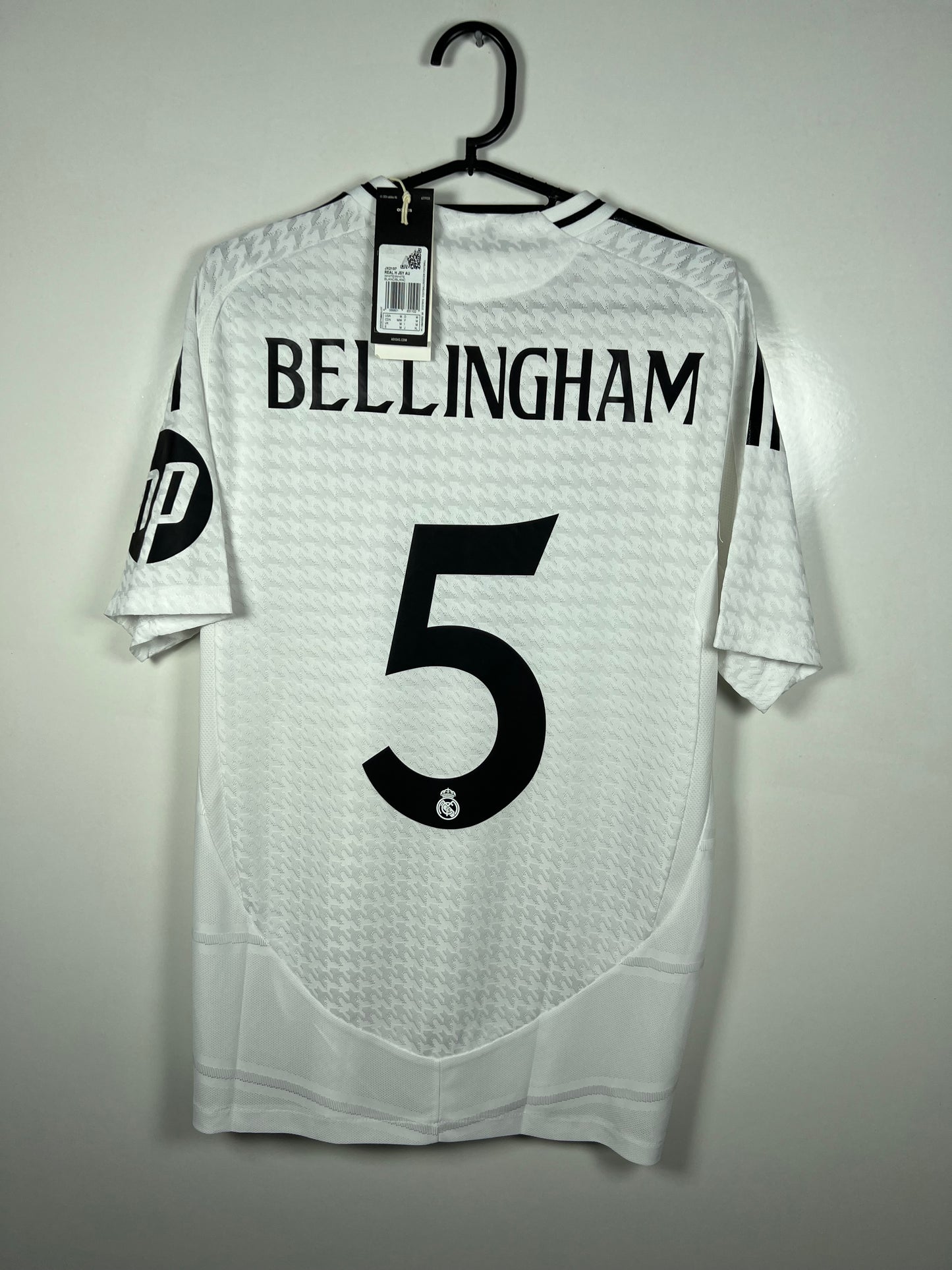 Real Madrid 2024-2025 thuis Bellingham Spelerversie M