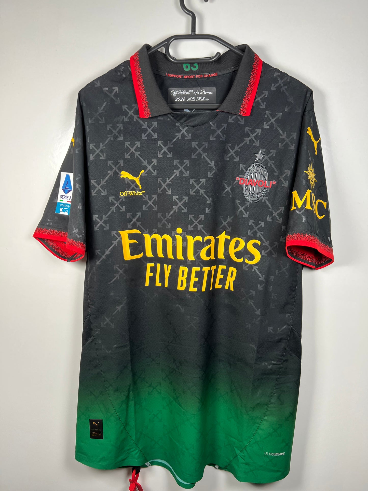 AC Milan 24/25 Off White Gimenez Spelerversie L