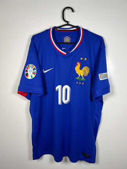 Frankrijk 2024 thuis Mbappe