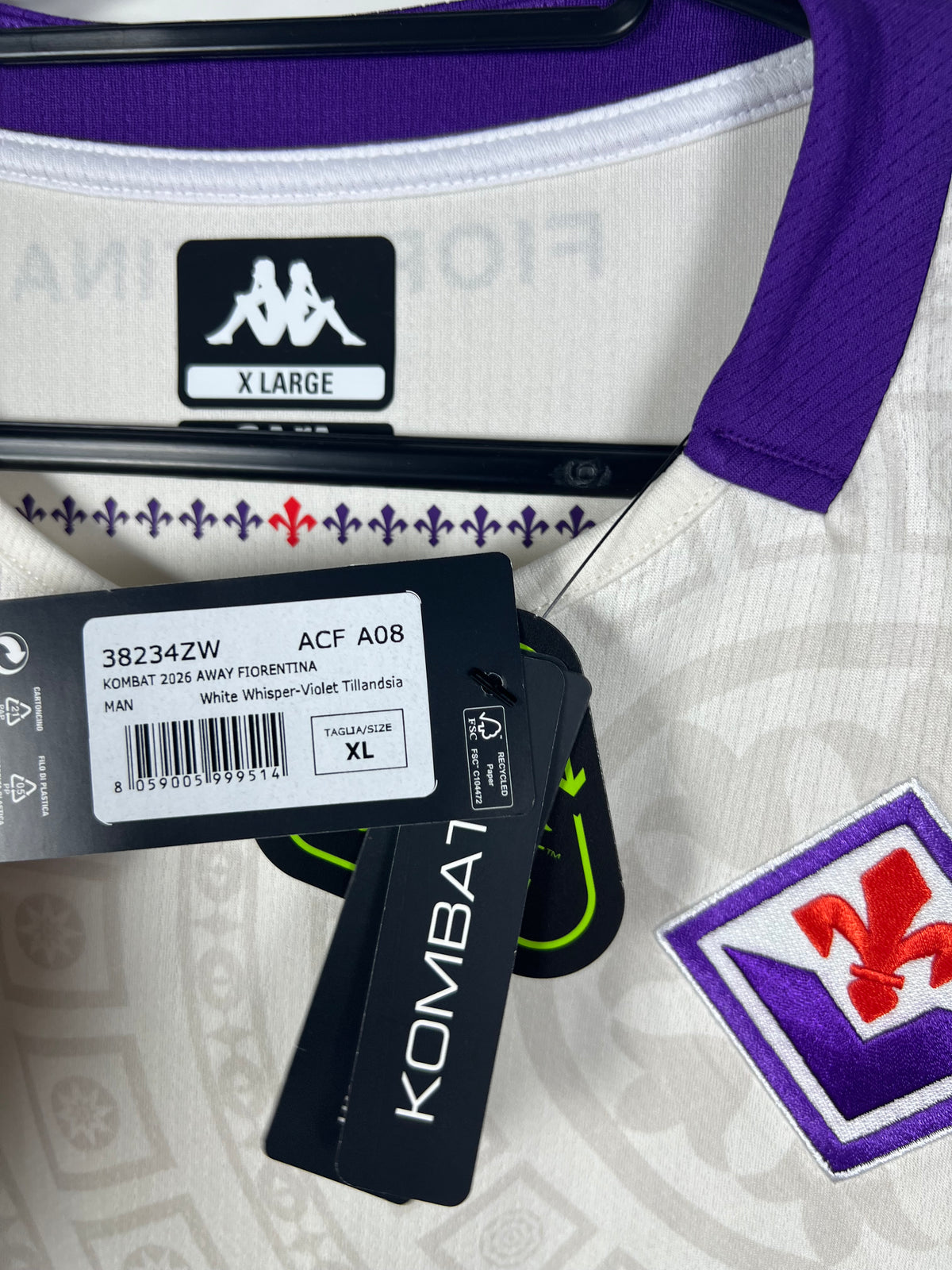 Fiorentina 2025-2026 uit Fagioli XL