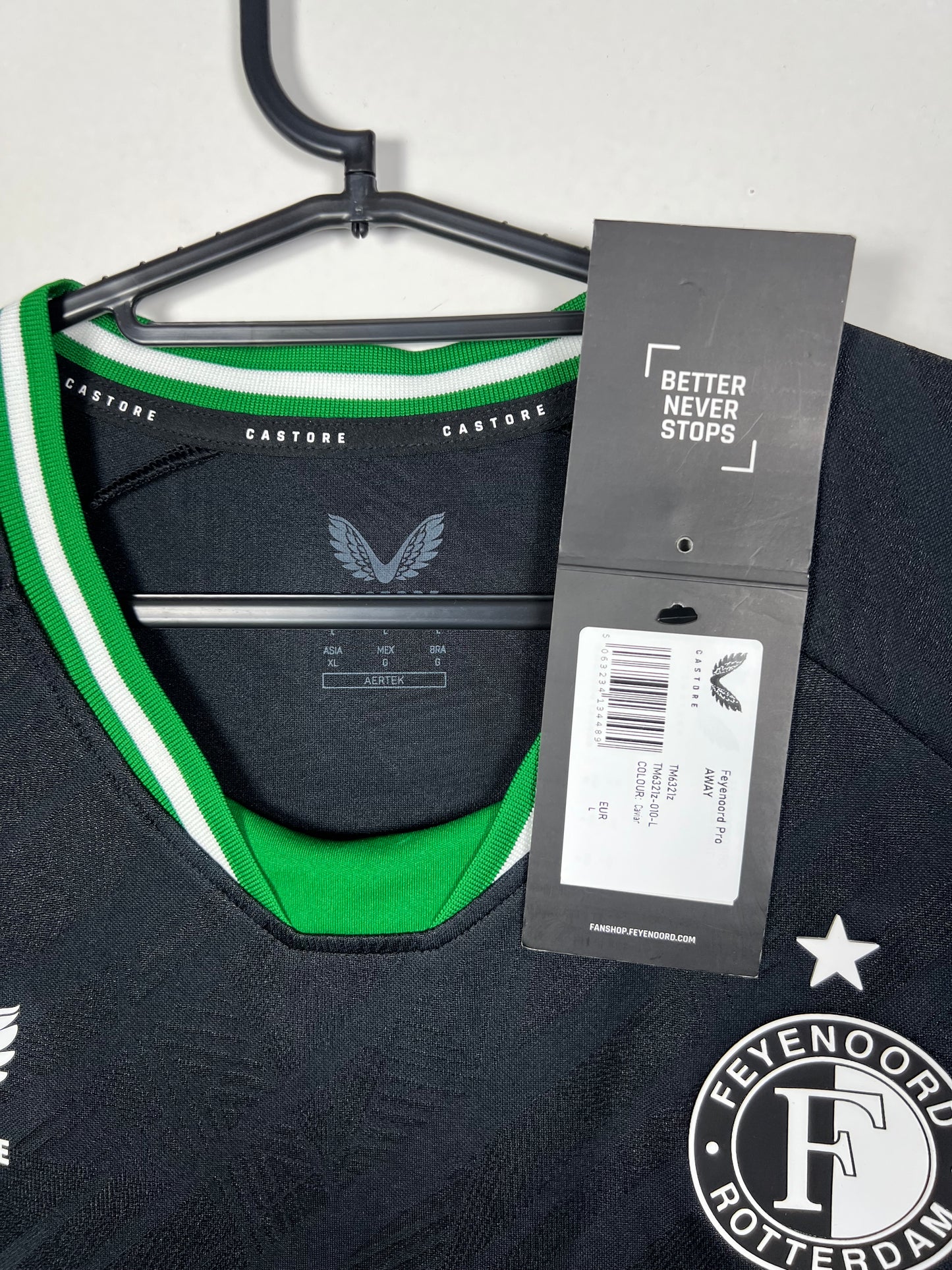 Feyenoord 2024-2025 uit shirt pro versie L