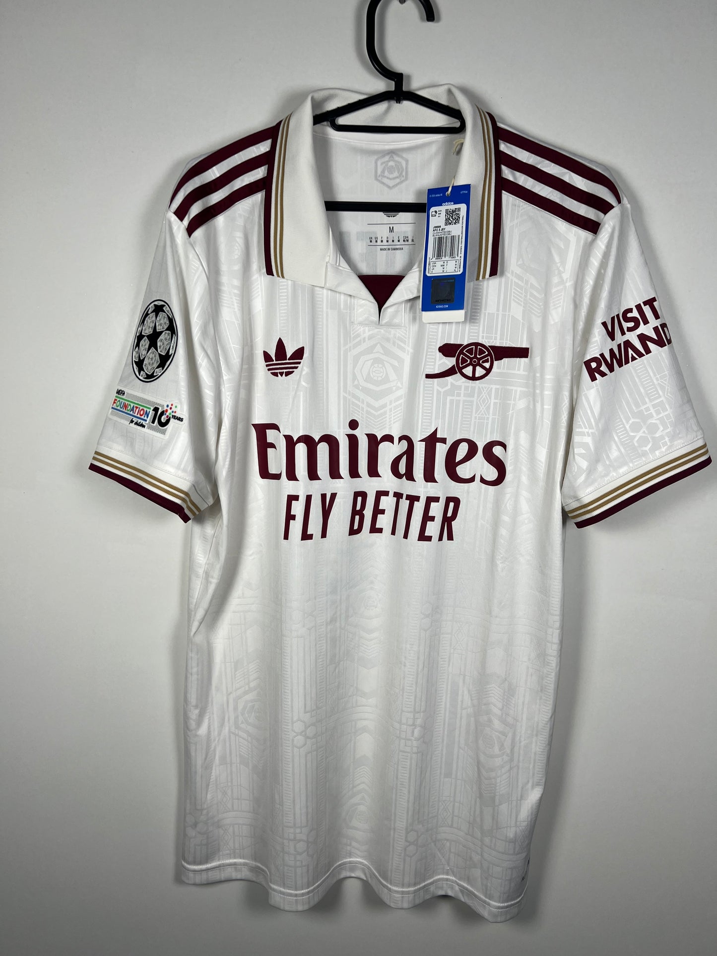 Arsenal 2025-2026 3e Calafiori, Nieuw met kaartje