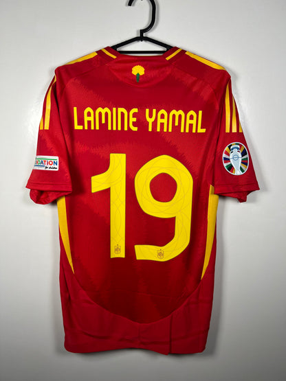 Spanje 2024 thuis Lamine Yamal spelerversie M