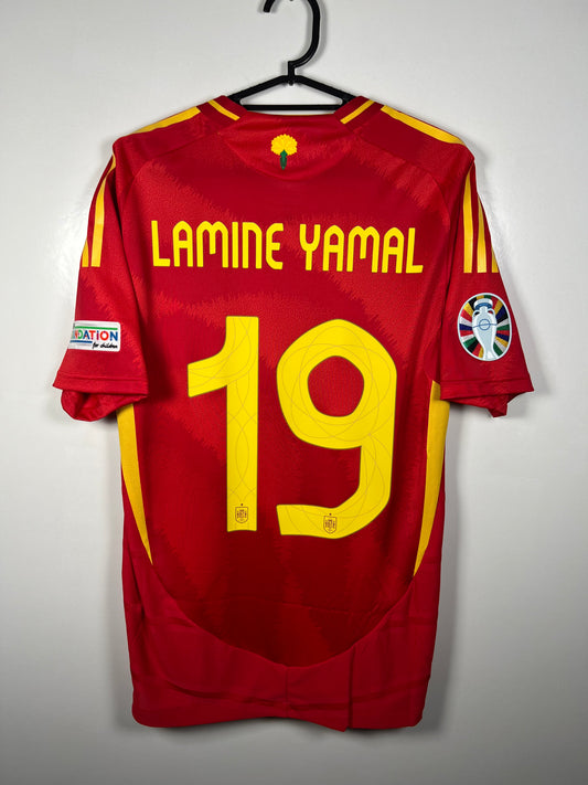 Spanje 2024 thuis Lamine Yamal spelerversie M